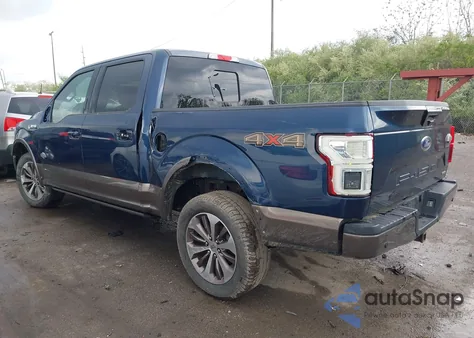 2019 Ford F-150 King Ranch z USA, uszkodzony, nr VIN 1FTEW1E48KFA44785